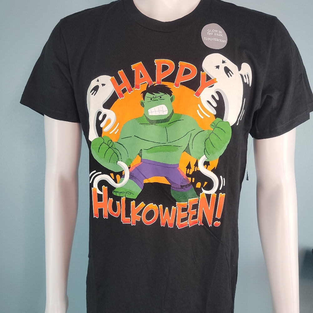 Disney Marvel Mens T Shirt Hulk Halloween Large